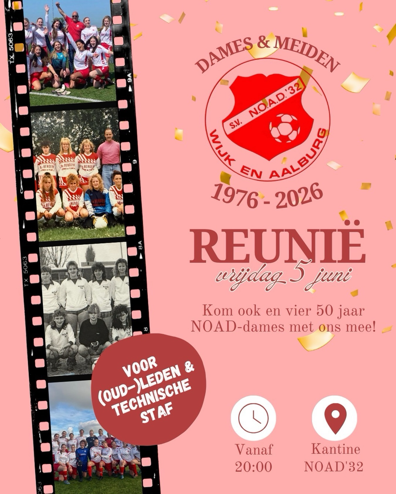 50 jaar Damesvoetbal bij NOAD ’32