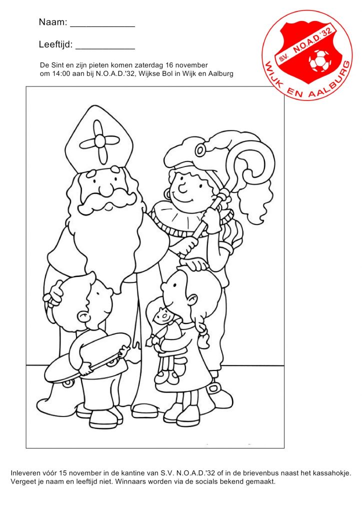Kleuren voor de Sint!