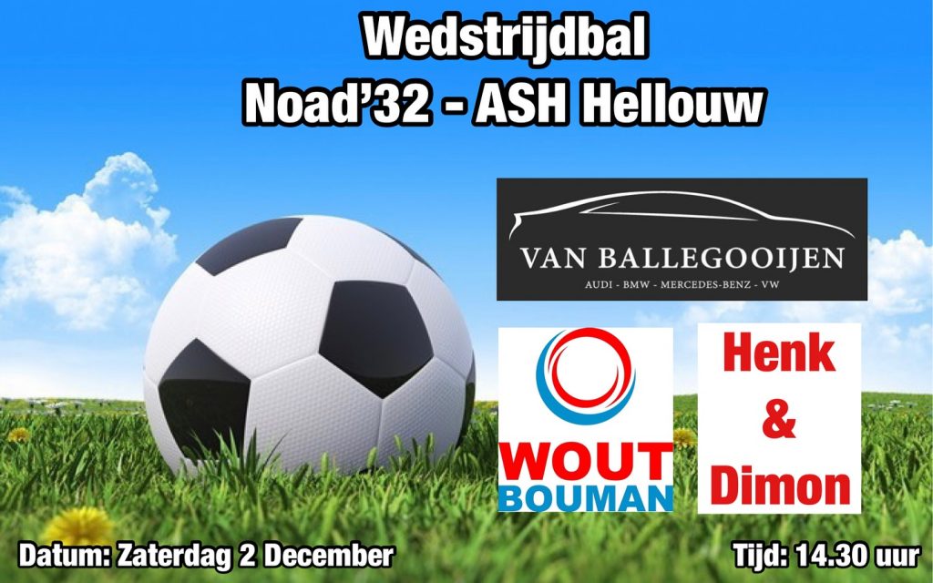 Wedstrijdbal NOAD'32 - ASH