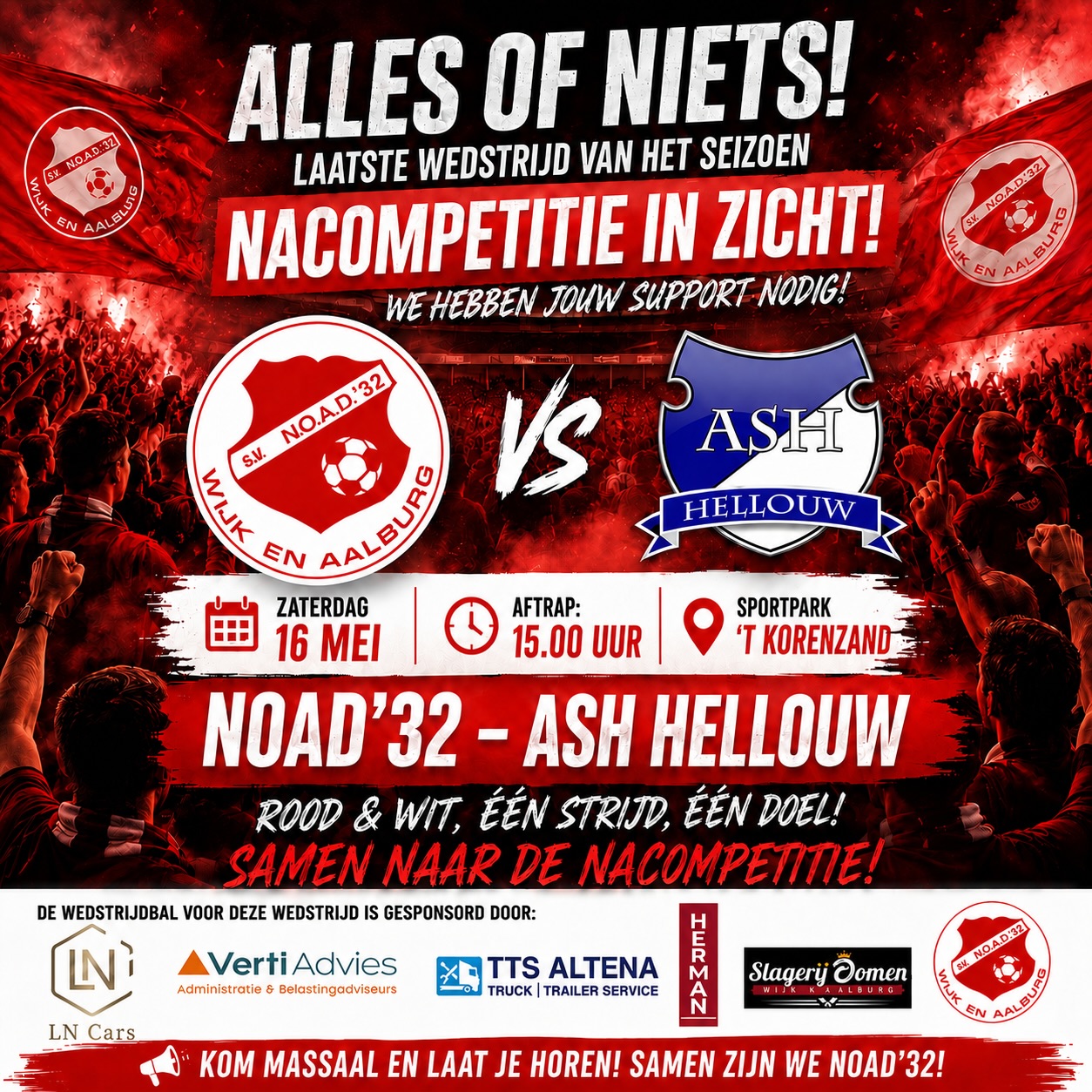 Wedstrijd(bal) NOAD'32 - ASH
