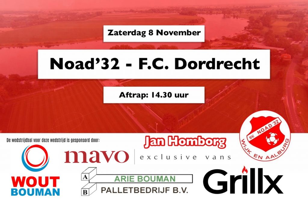 Wedstrijdbal NOAD'32 - F.C. Dordrecht