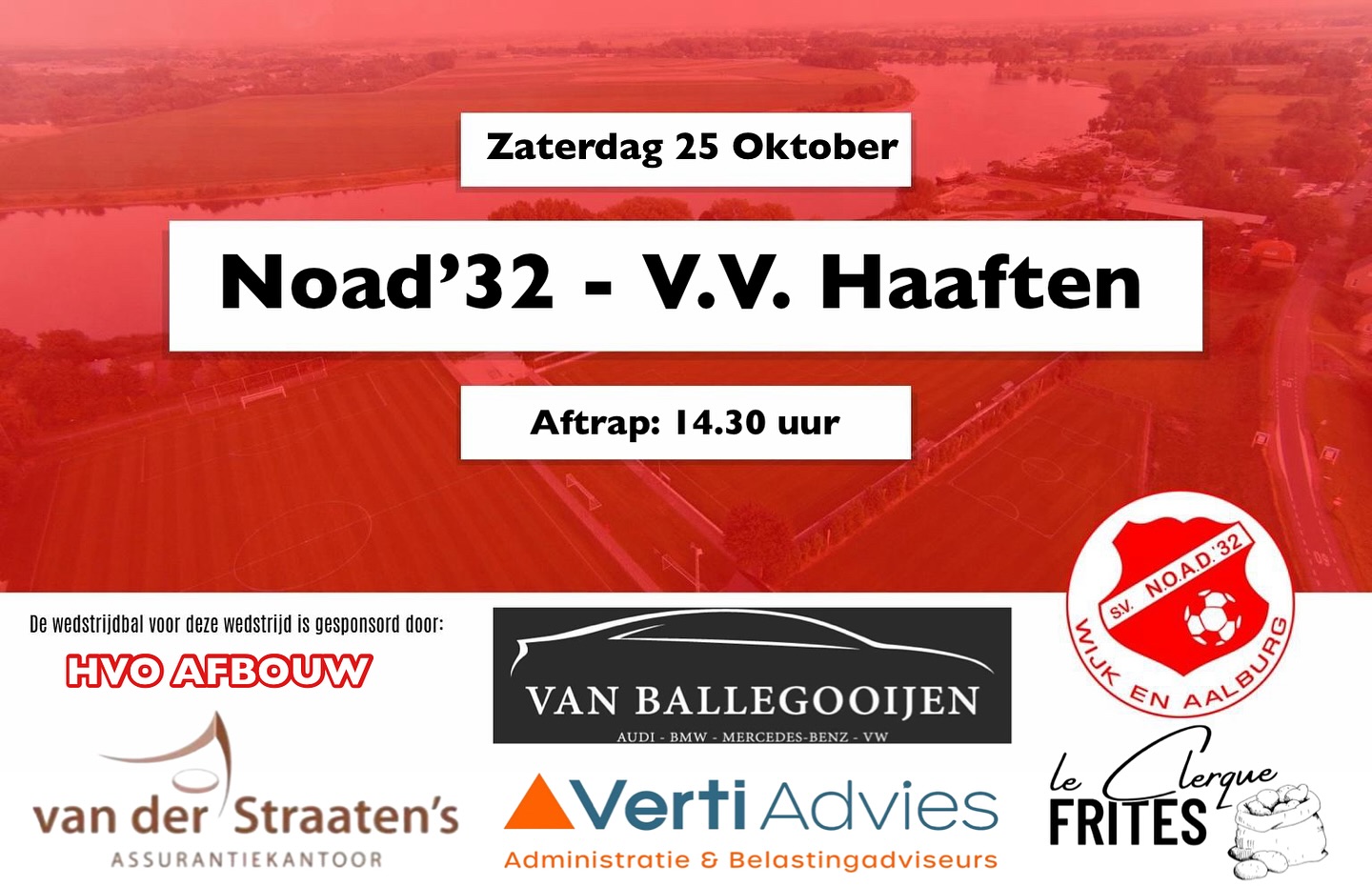 Wedstrijdbal NOAD'32 - V.V. Haaften