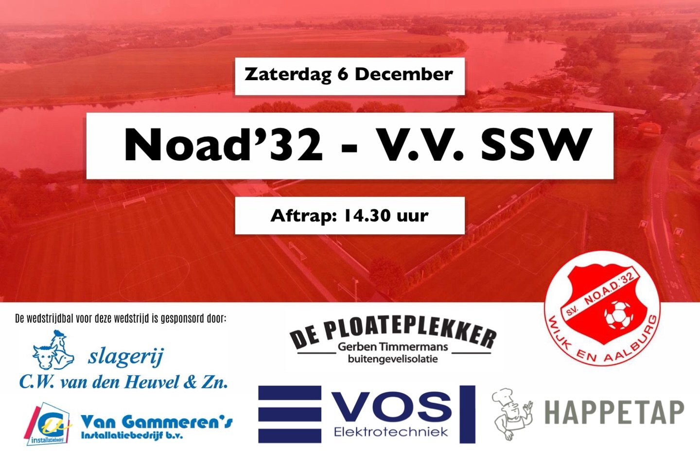 Wedstrijdbal NOAD'32 - V.V. SSW