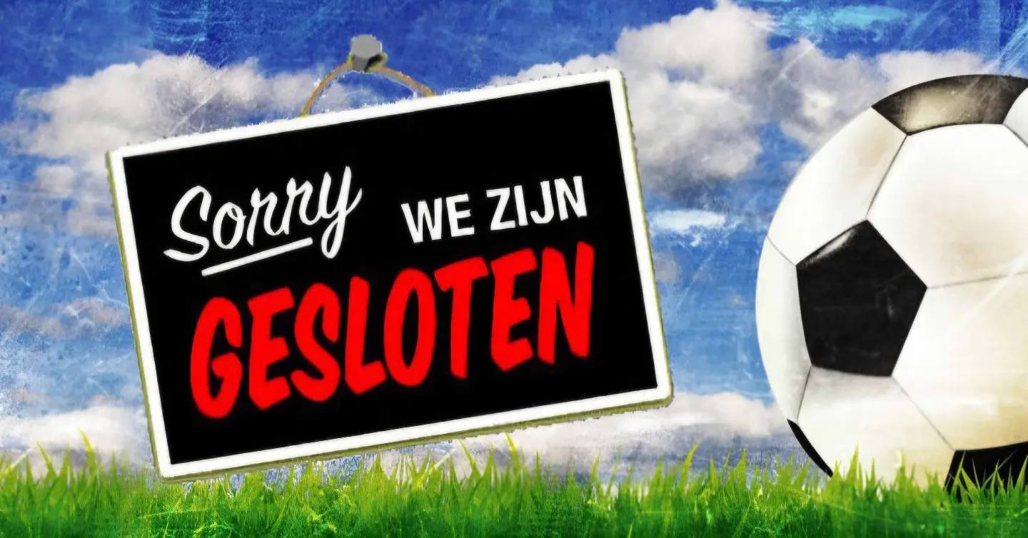 Zaterdag 14 Februari, kantine gesloten!!